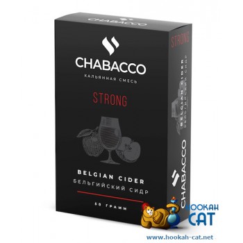 Бестабачная смесь для кальяна Chabacco Belgian Cider (Чайная смесь Чабако Бельгийский Сидр) Strong 50г